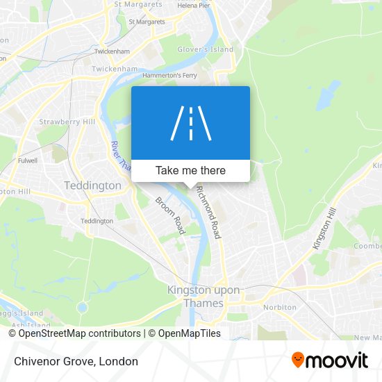 Chivenor Grove map