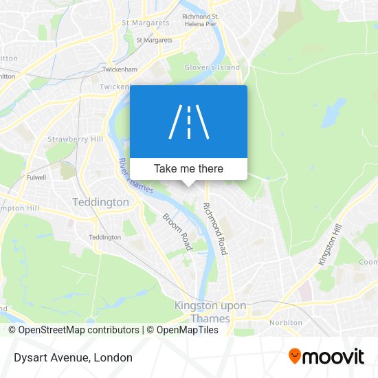 Dysart Avenue map
