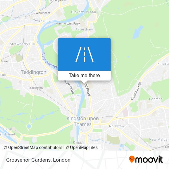 Grosvenor Gardens map