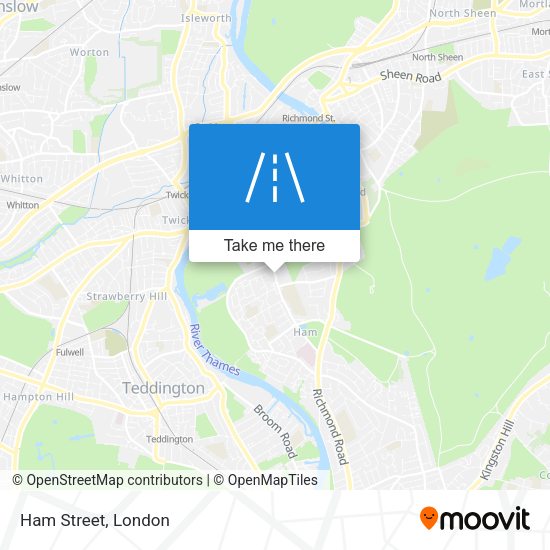 Ham Street map