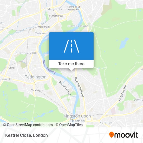 Kestrel Close map