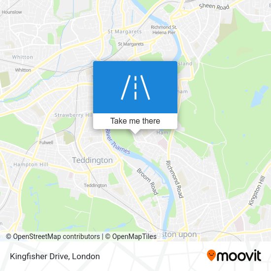 Kingfisher Drive map