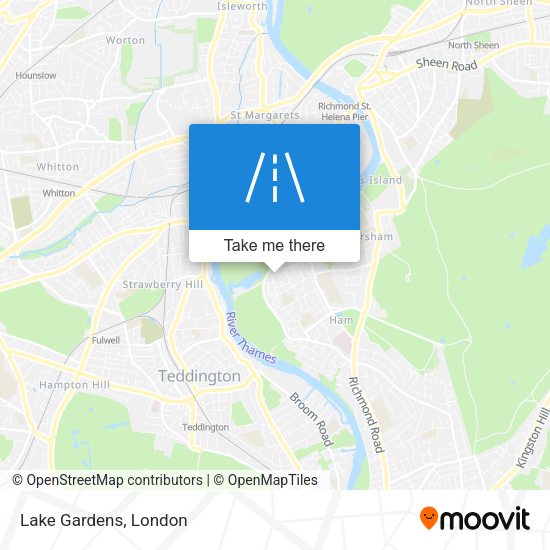 Lake Gardens map