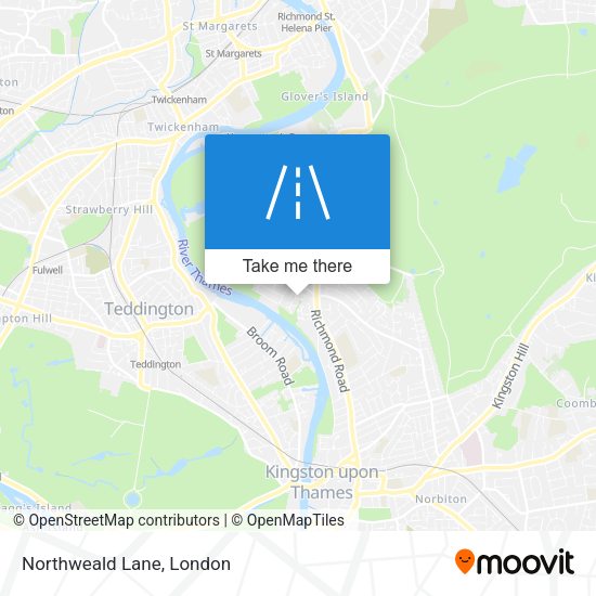 Northweald Lane map