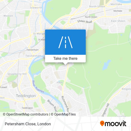 Petersham Close map
