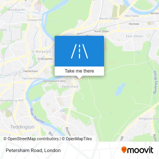 Petersham Road map