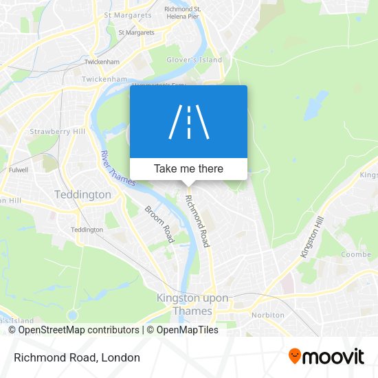 Richmond Road map
