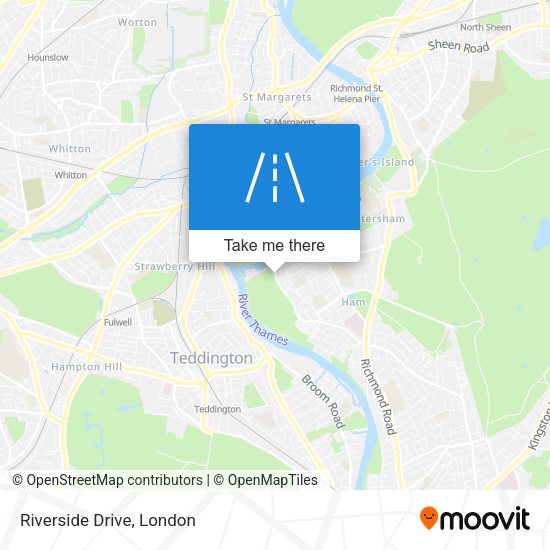 Riverside Drive map
