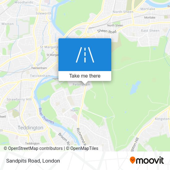 Sandpits Road map