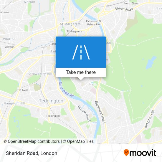 Sheridan Road map