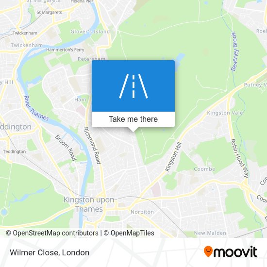 Wilmer Close map