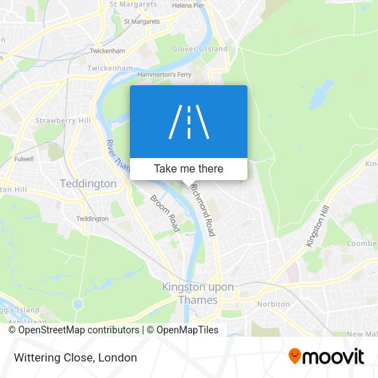 Wittering Close map