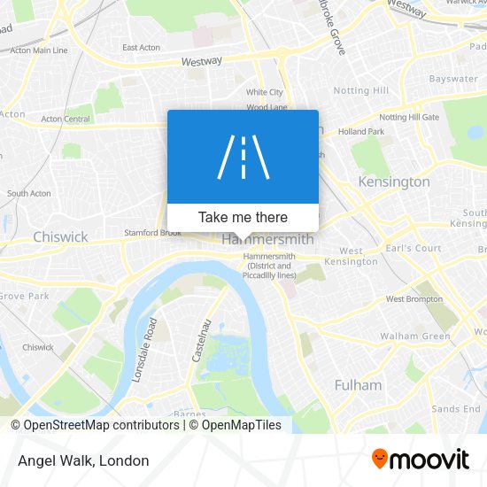 Angel Walk map