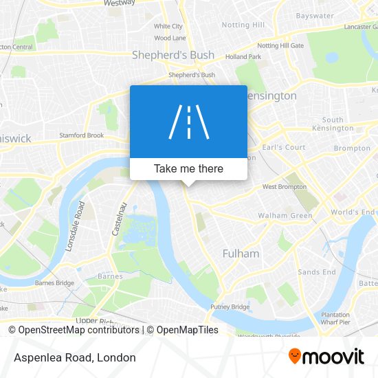 Aspenlea Road map