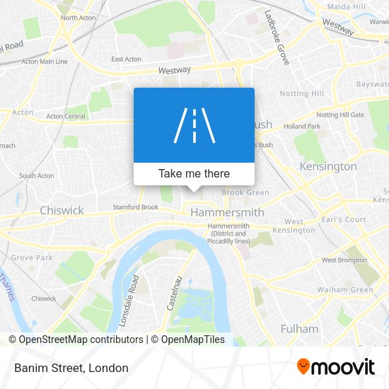 Banim Street map