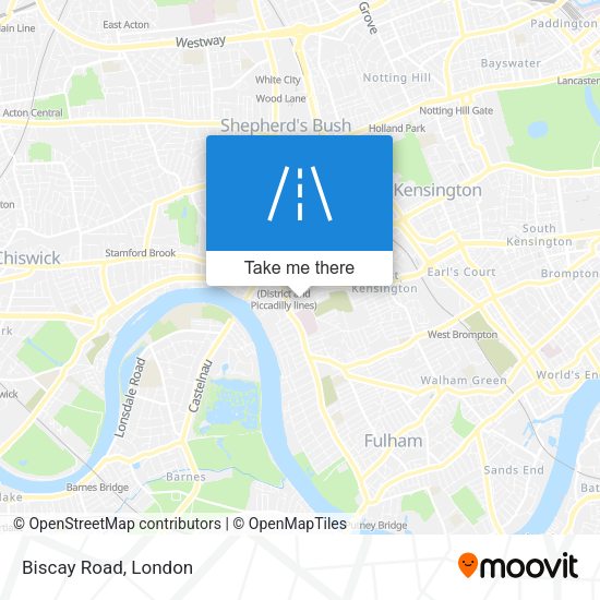 Biscay Road map