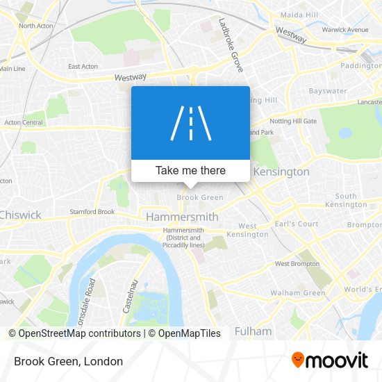 Brook Green map