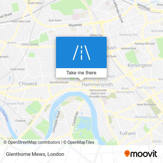 Glenthorne Mews map
