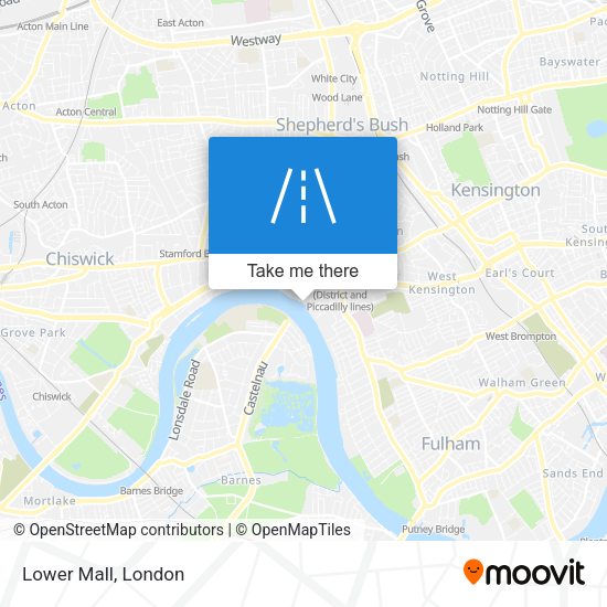 Lower Mall map