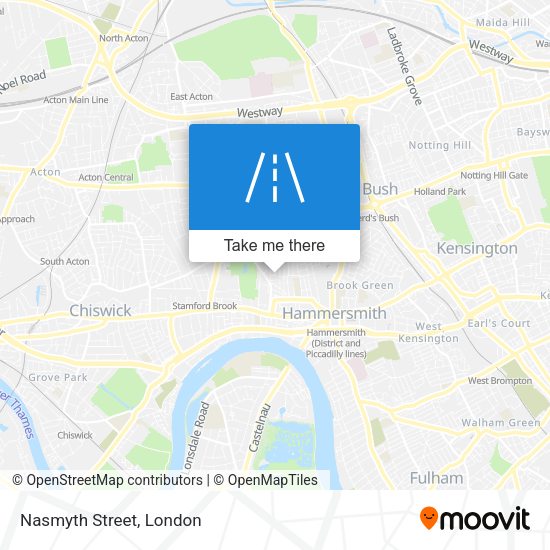 Nasmyth Street map