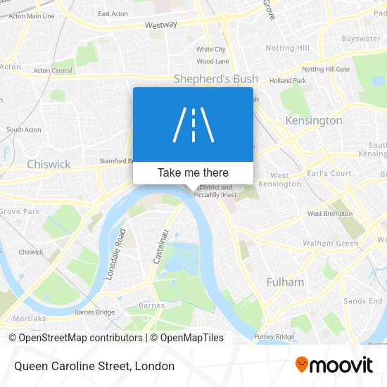 Queen Caroline Street map