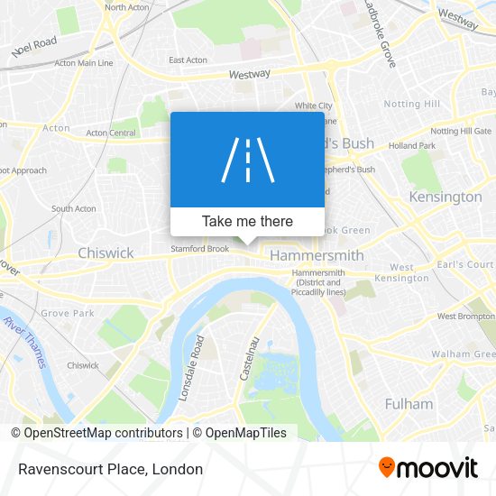 Ravenscourt Place map