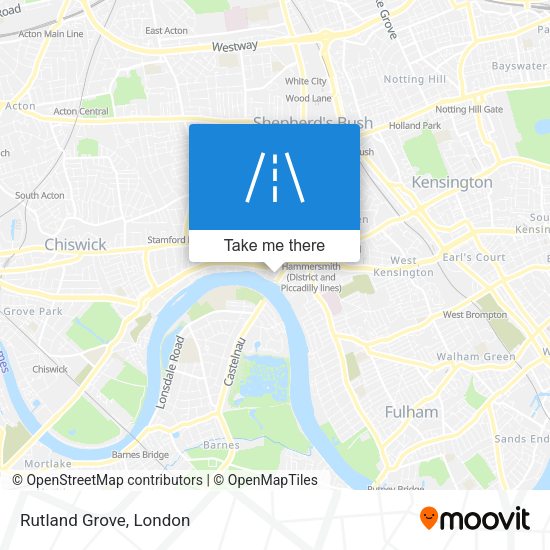 Rutland Grove map
