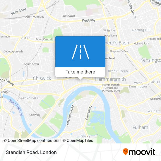 Standish Road map