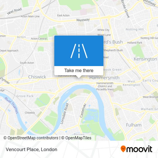 Vencourt Place map
