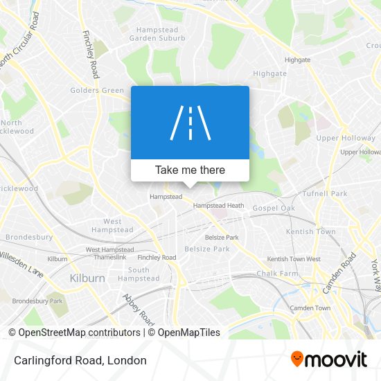 Carlingford Road map