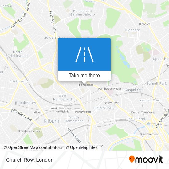 Church Row map