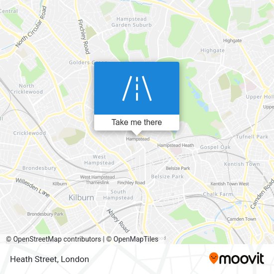 Heath Street map