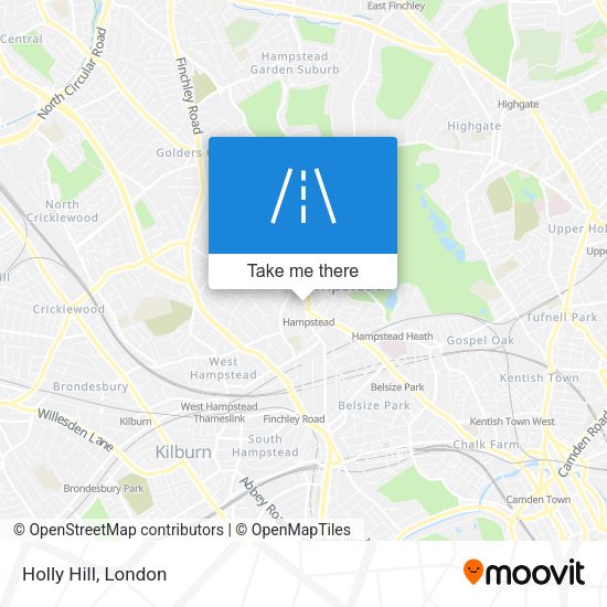 Holly Hill map
