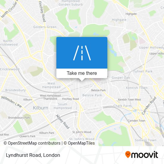 Lyndhurst Road map