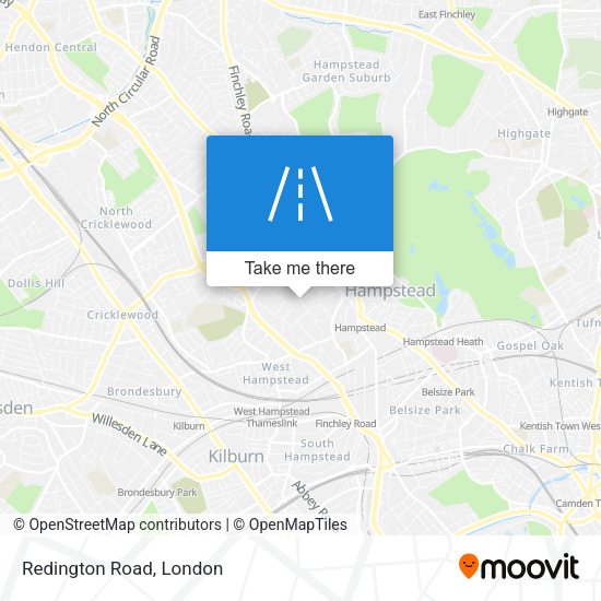 Redington Road map