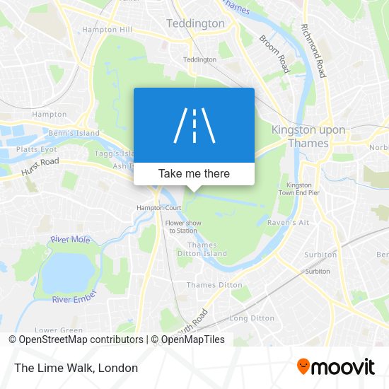 The Lime Walk map
