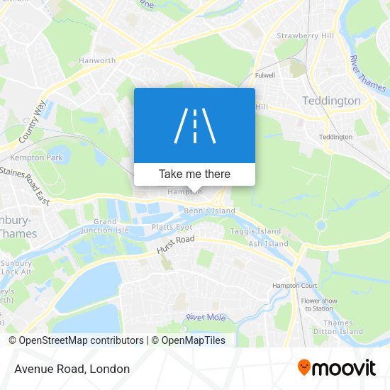 Avenue Road map