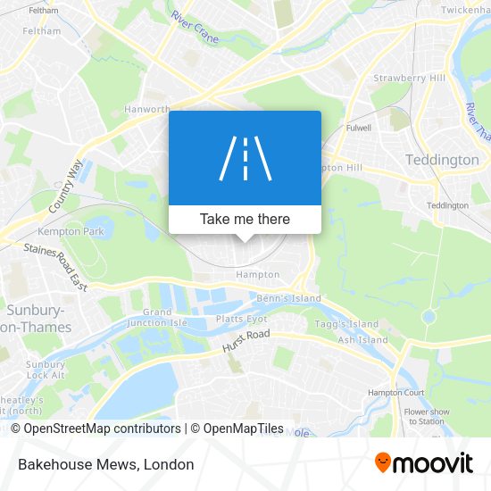 Bakehouse Mews map