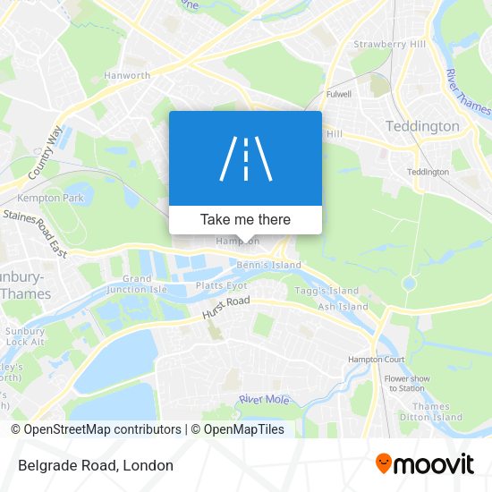 Belgrade Road map