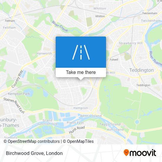 Birchwood Grove map