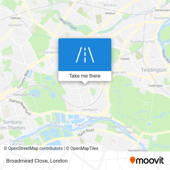 Broadmead Close map