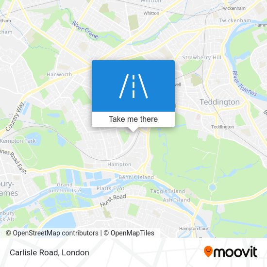 Carlisle Road map