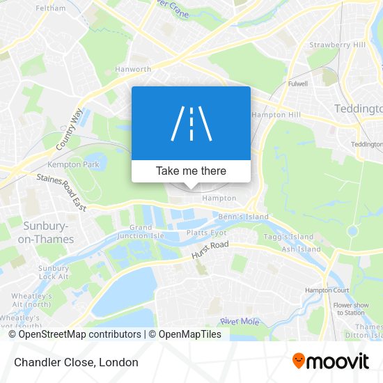 Chandler Close map