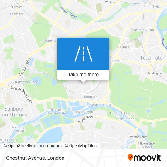 Chestnut Avenue map