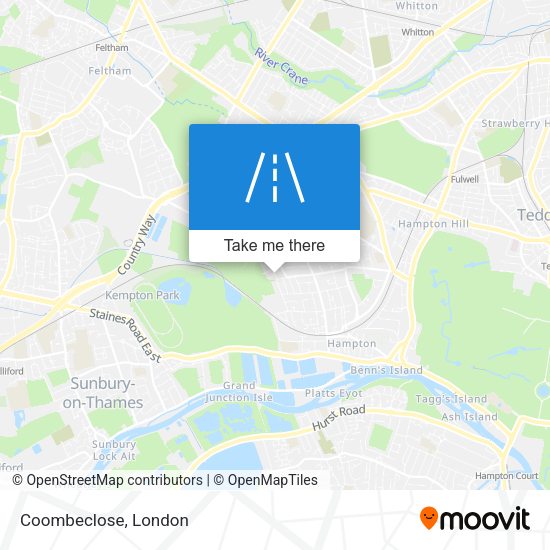 Coombeclose map