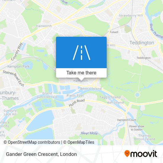 Gander Green Crescent map