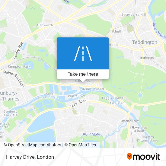 Harvey Drive map