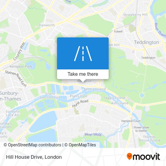 Hill House Drive map