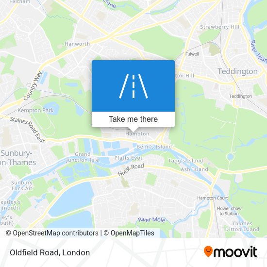 Oldfield Road map