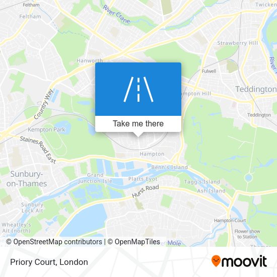 Priory Court map